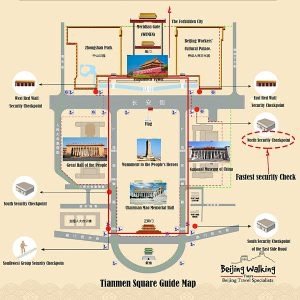 Tiananmen Square Map